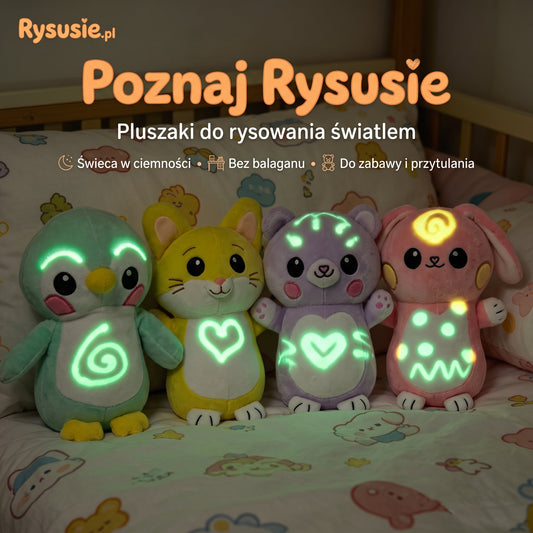 Rysusie™ - Pluszak z rysującym długopisem