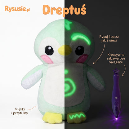 Rysusie™ - Pluszak z rysującym długopisem