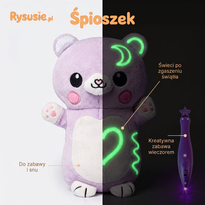 Rysusie™ - Pluszak z rysującym długopisem